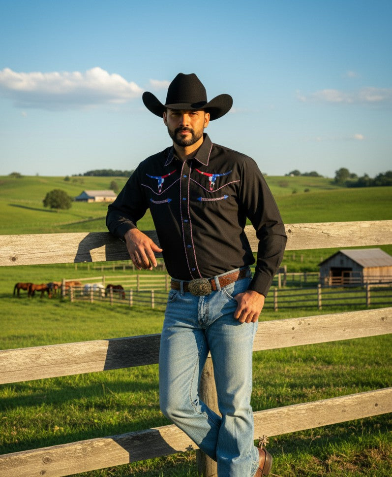 Men's Embroidered Shirt