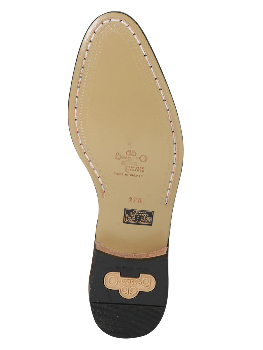 El Besserro Charro Boot - Nubuck Camel 204