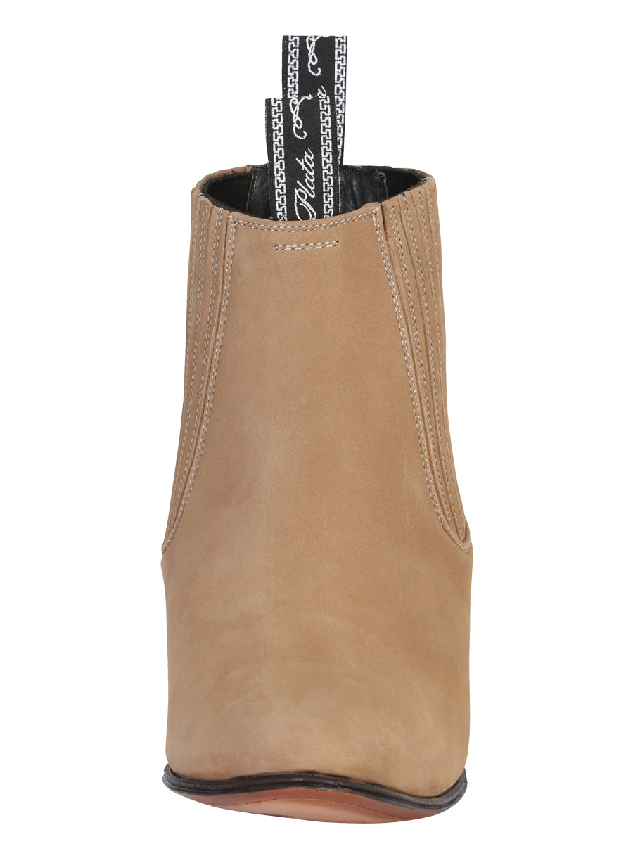 Canelo Charro Boot - Nubuck - Beige 230