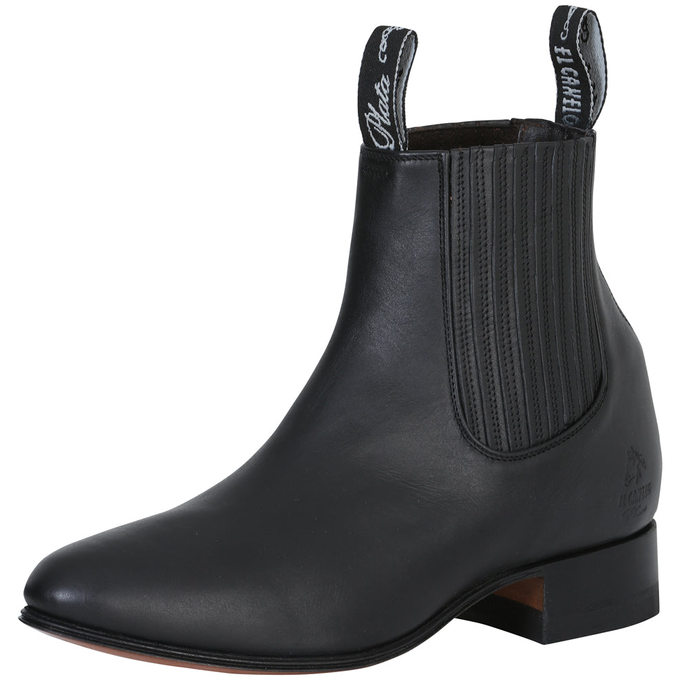 El Canelo - Charro Ankle Boot - Atlas Black 232