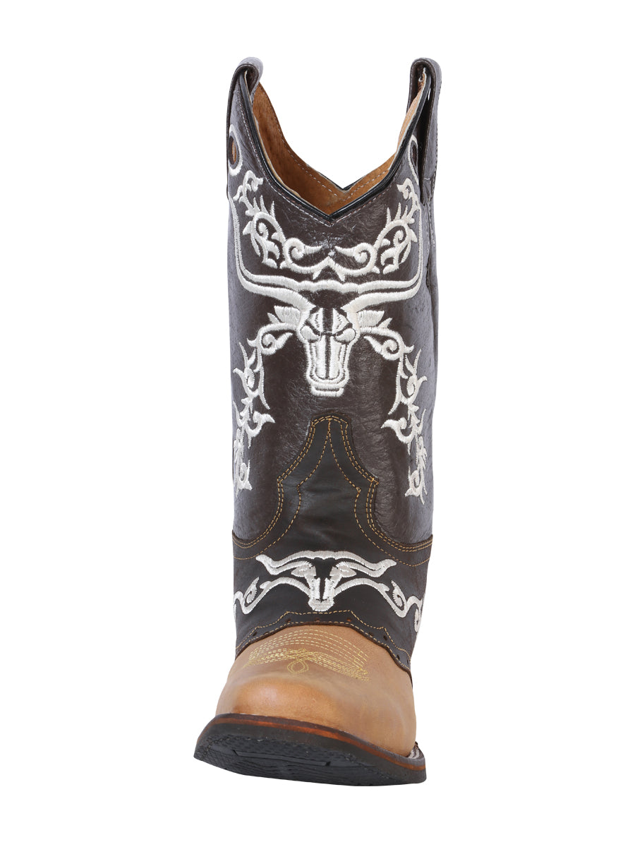 El General Rodeo Boot - Crazy Honey/Dark Brown 33316