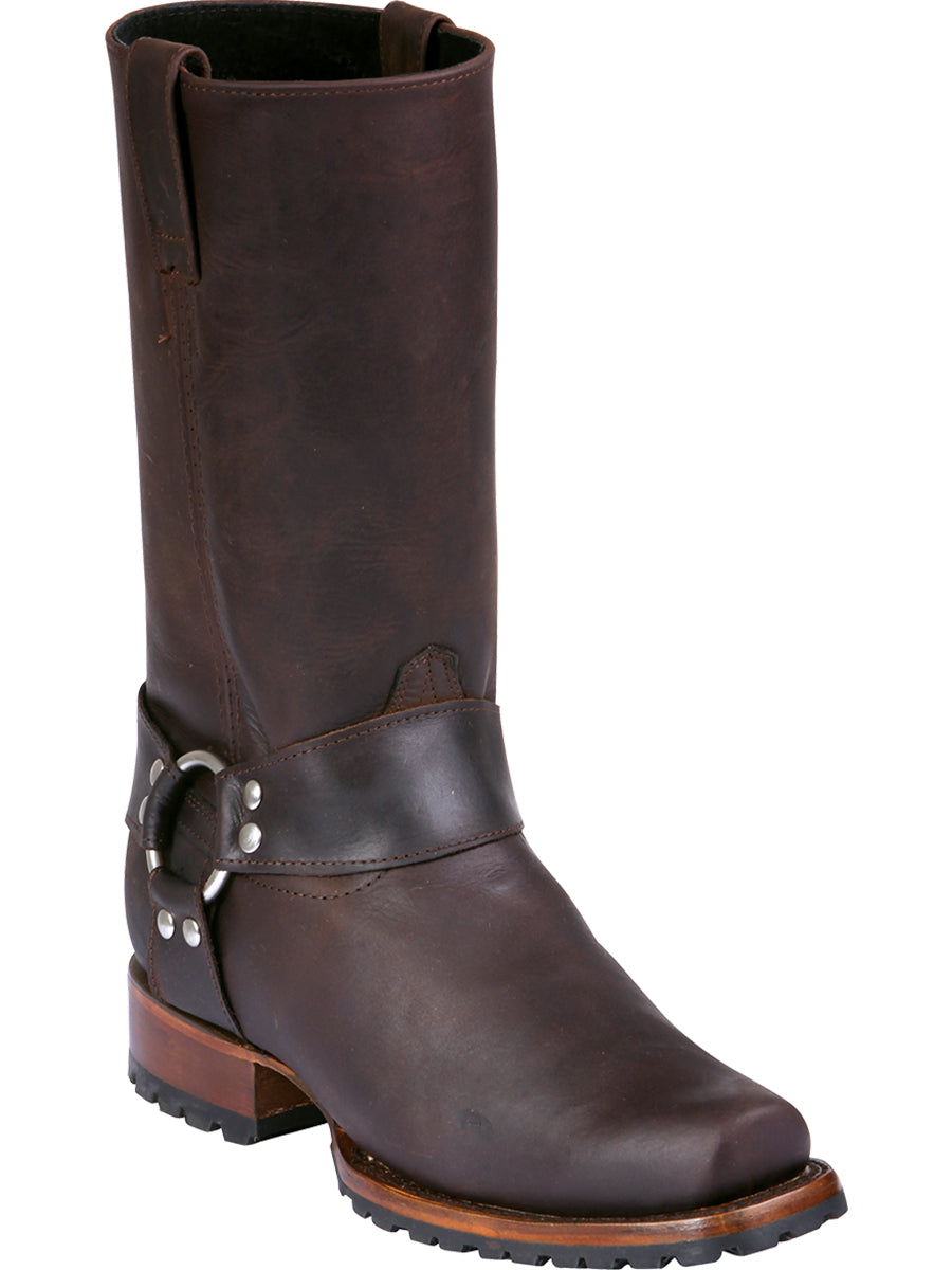 El General Biker Boot - Crazy Dark Brown 40673