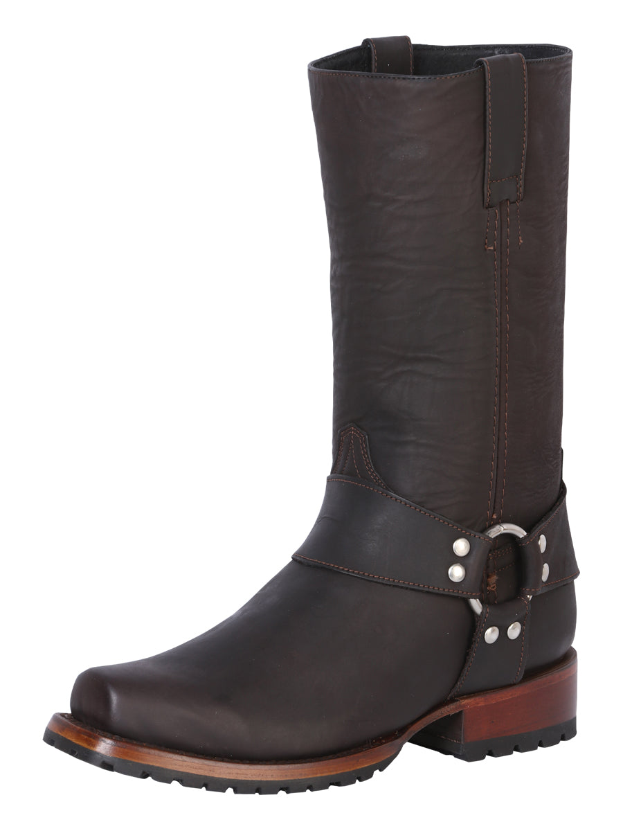 El General Biker Boot - Crazy Dark Brown 40673