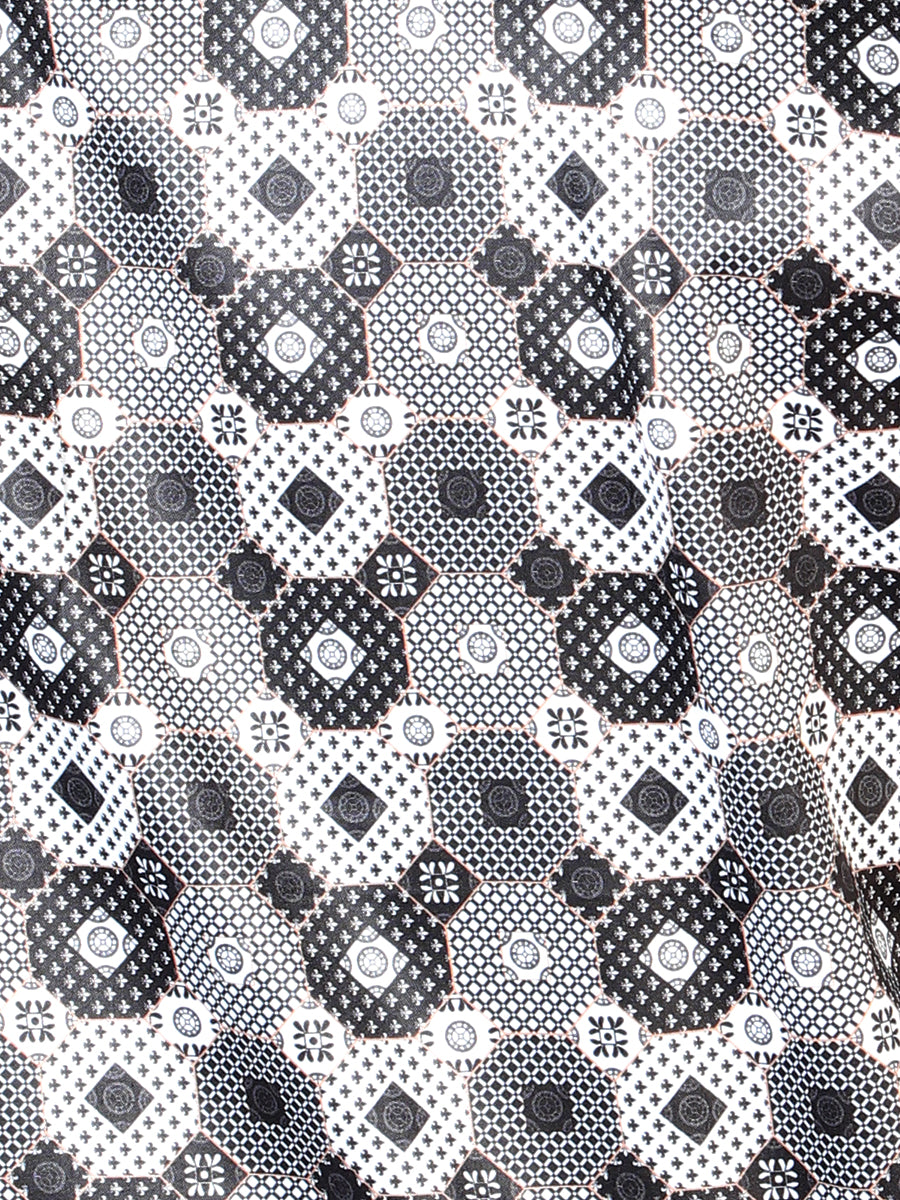 Black And Gray Casual Long Sleeve Shirt 43939