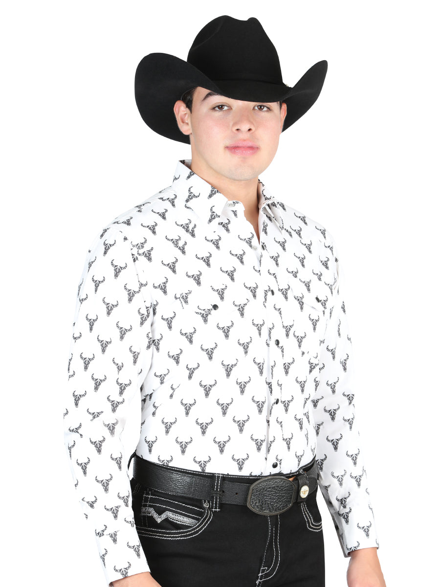 The General White Western Shirt 44305