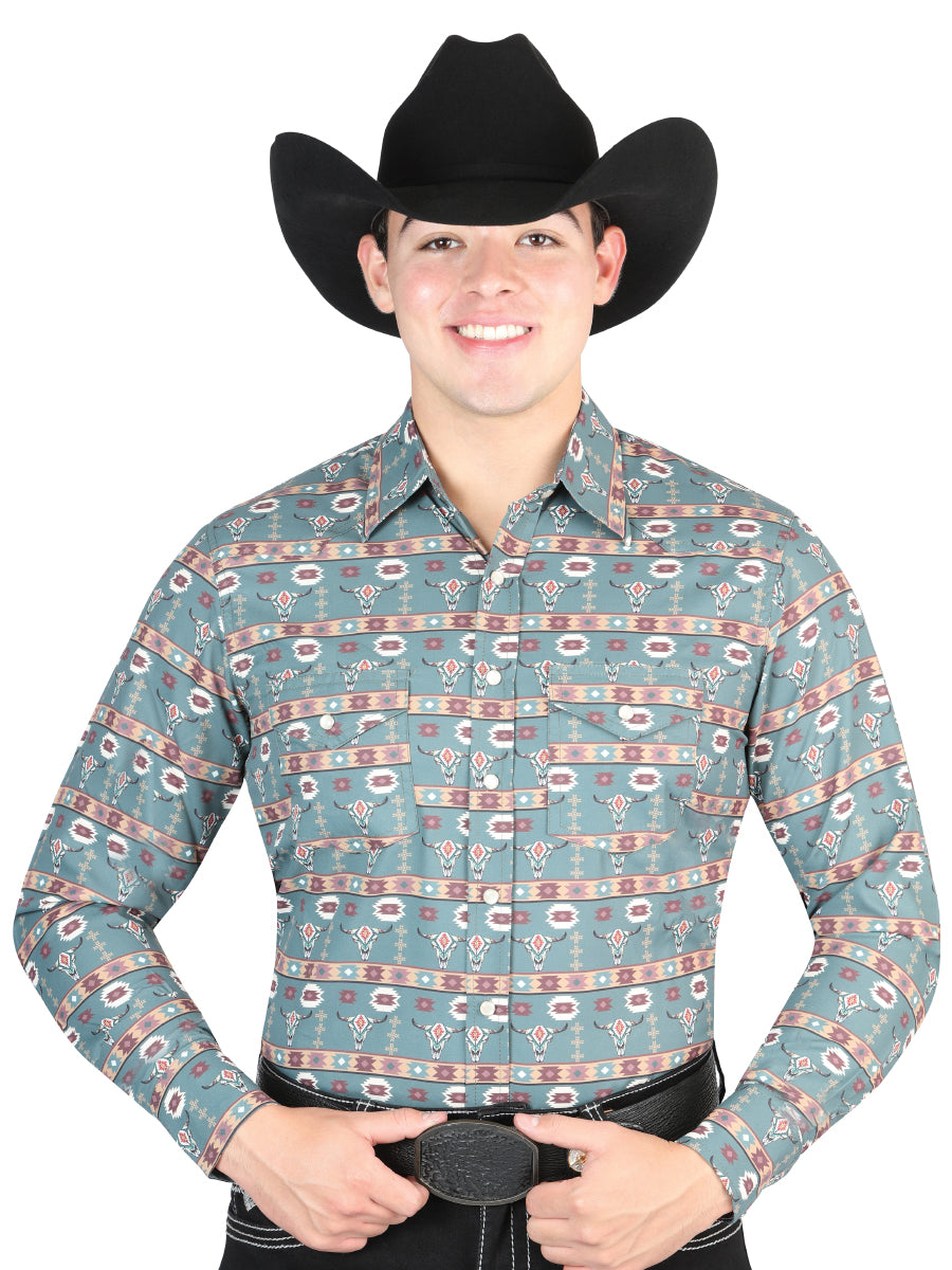 The General Dark Green Western Shirt 44310