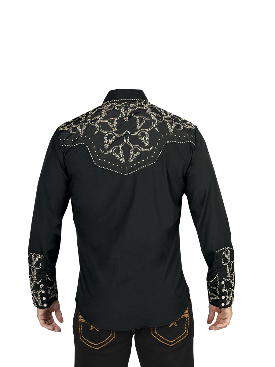 The Lord of the Skies Embroidery Shirt Black/Gold 44338