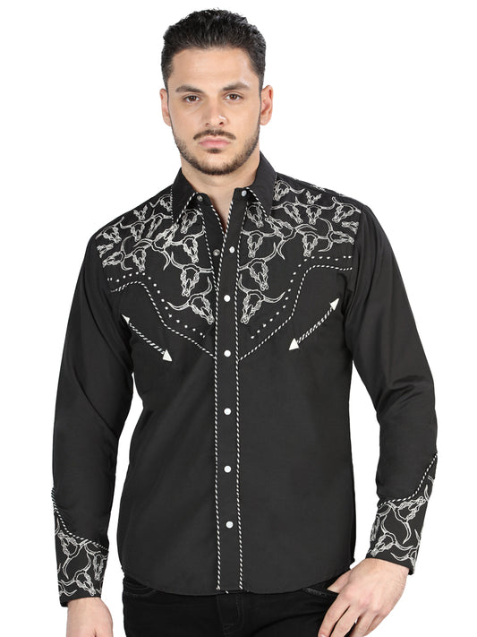 The Lord of the Skies Embroidery Shirt Black/White 44340