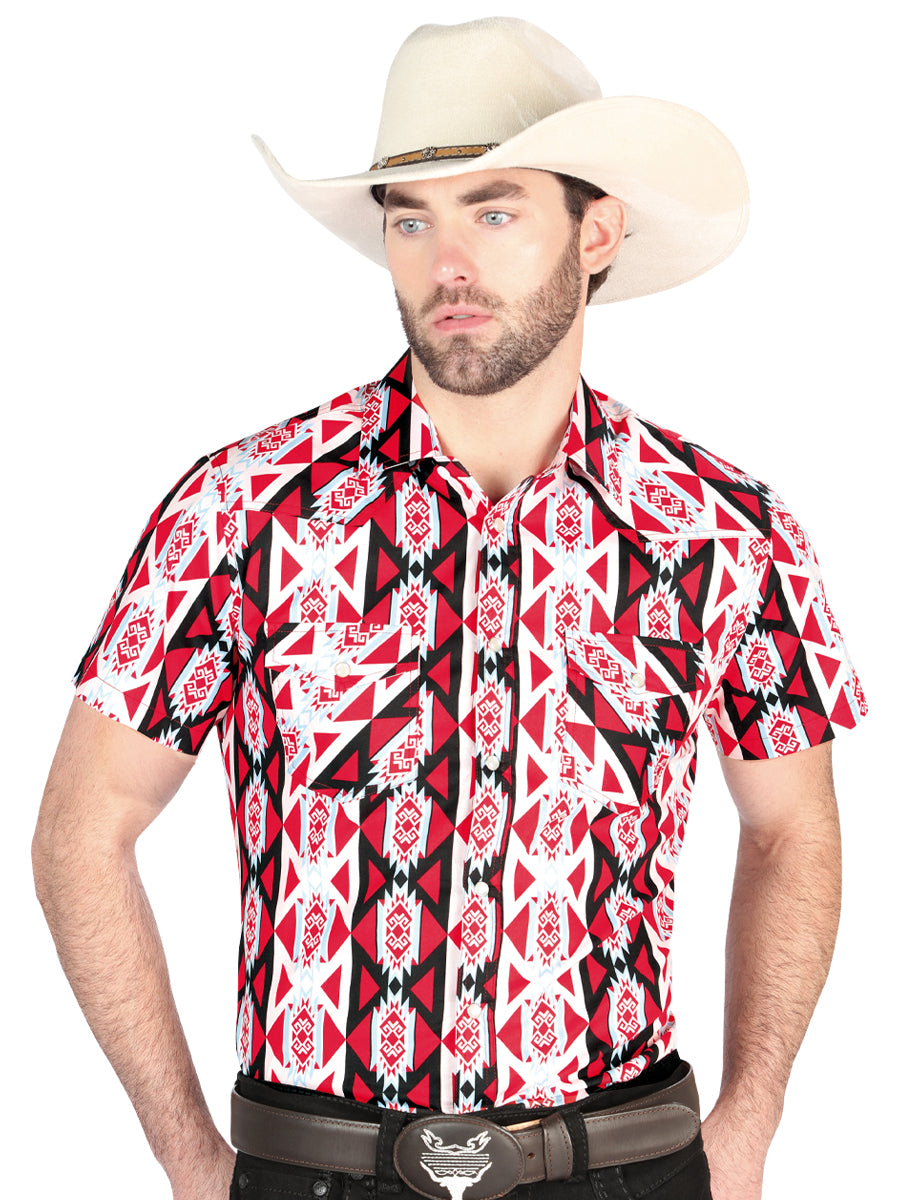 The General Western Shirt - Burgundy 44458