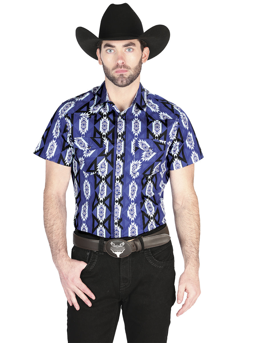 The General Western Shirt - Blue 44460