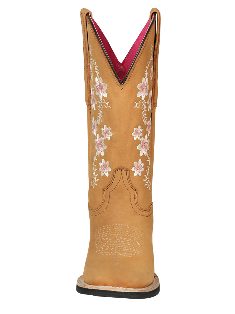 Cowboy Boot - El Geneal Rodeo - Woman Nubuck - Peach 44644