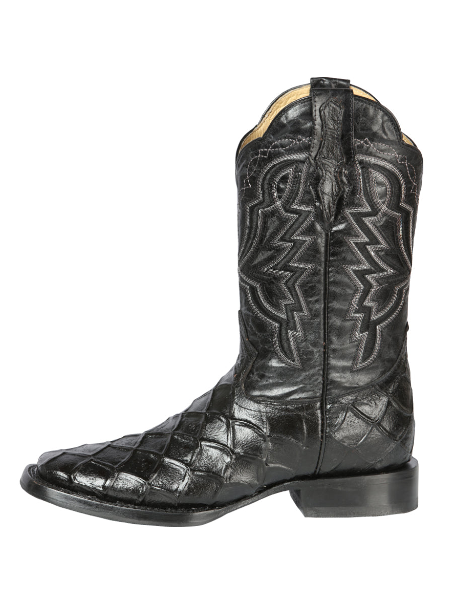 The General Rodeo Boot - Imitation Pirarucu - Black 44663