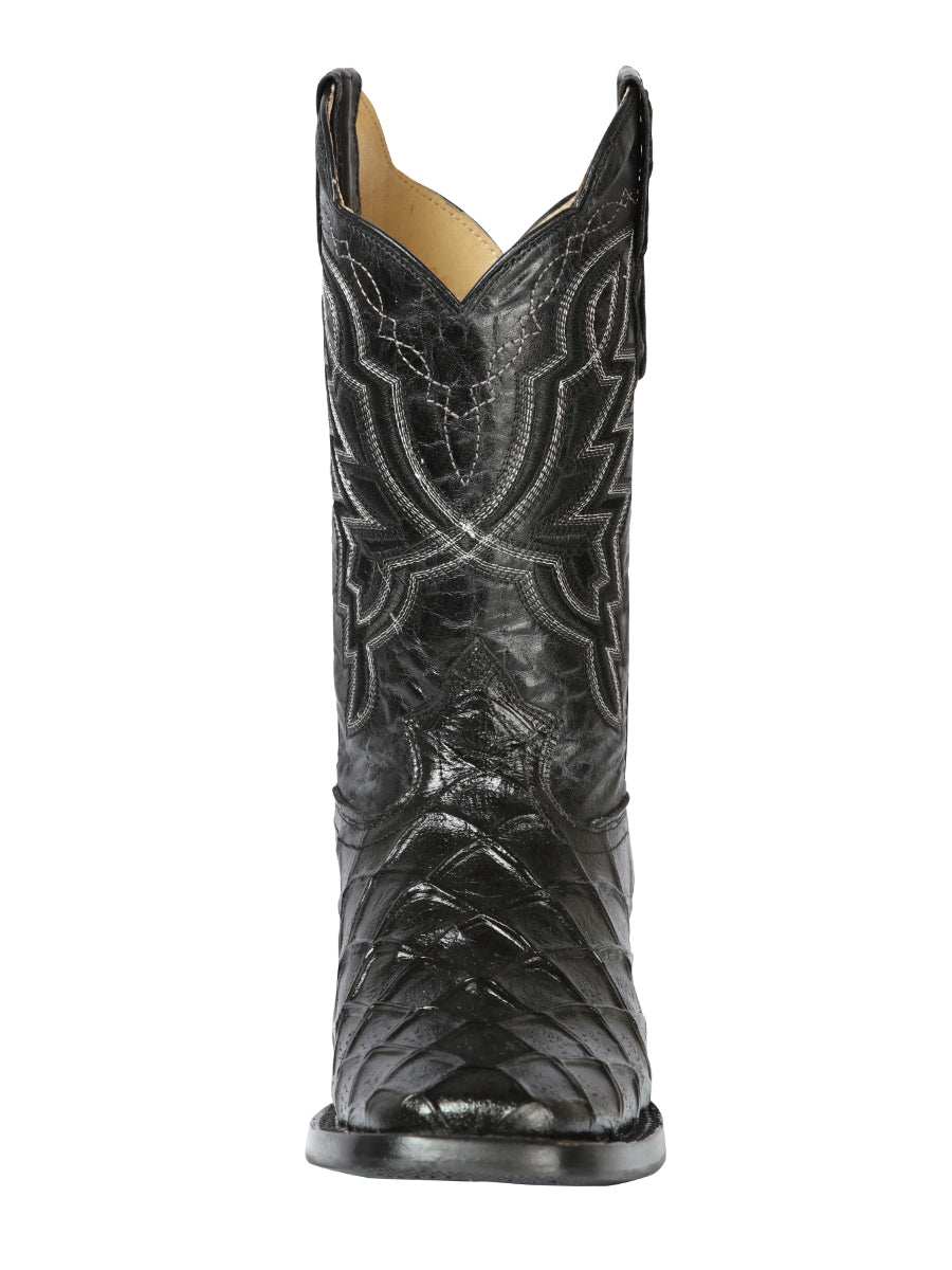 The General Rodeo Boot - Imitation Pirarucu - Black 44663