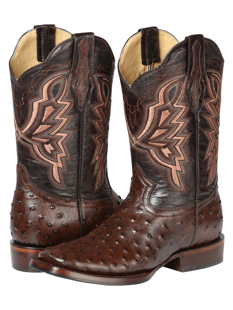 General Rodeo Boot - Imitation Ostrich - Brown 44665