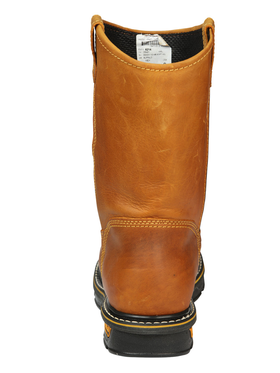Buffalo & Bull Men's Work Boots Without Toe Cap - Crazy Miel 45258