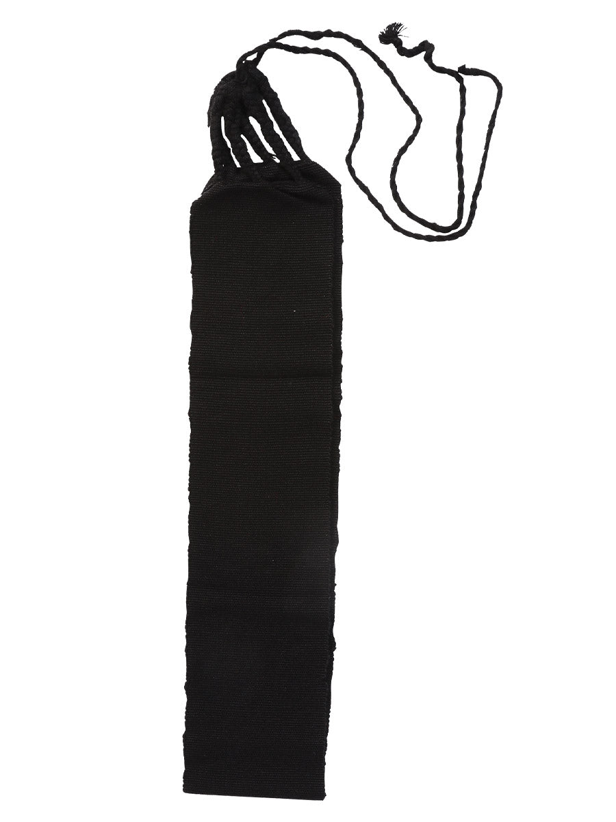 Mexican Artisanal Traditional Belt Black 601444