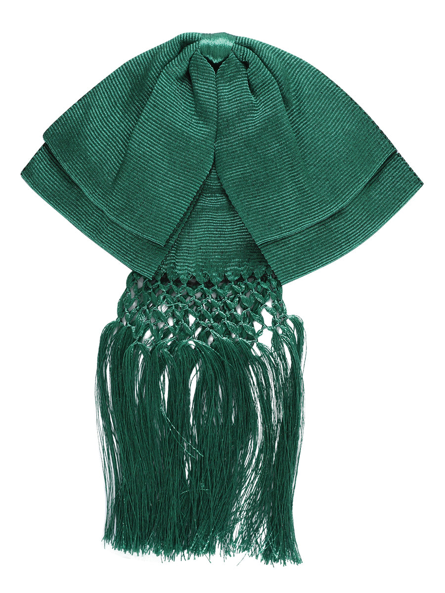 Mexican Charro Bow Tie 85% Articela, 15% Polyester Green 601479
