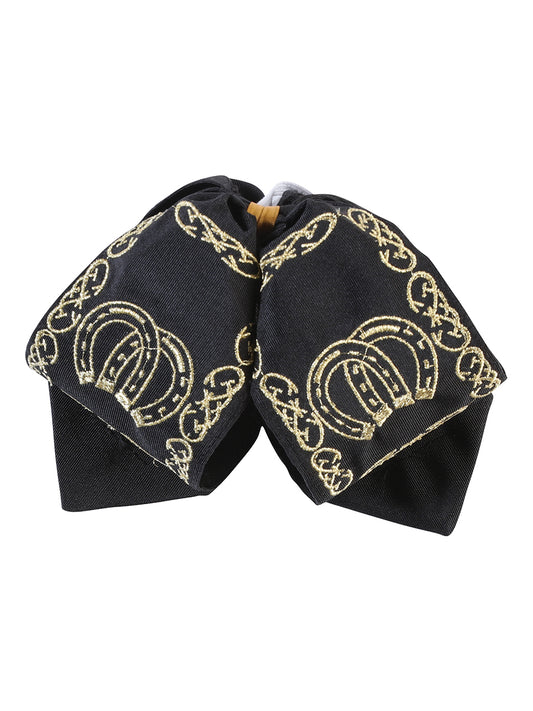 Kids
 Mexican Charro Bow Tie 100% Polyester Black/Gold 601763