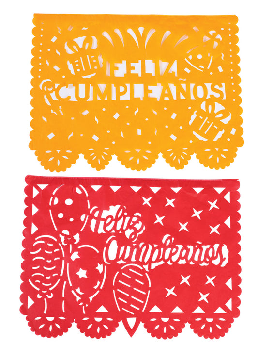 Decorative Papel Picado Happy Birthday Multicolor 601852