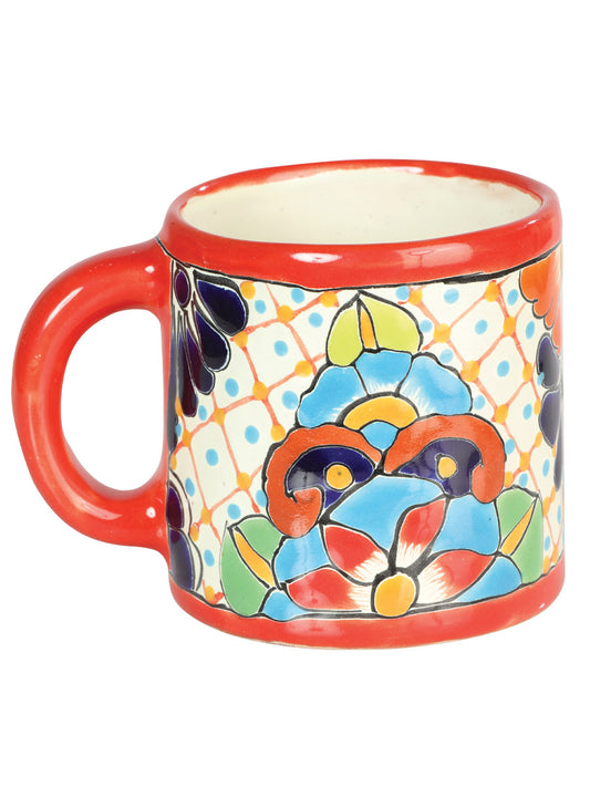 Artisanal Decorative Coffee Mug Talavera Multicolor 603312