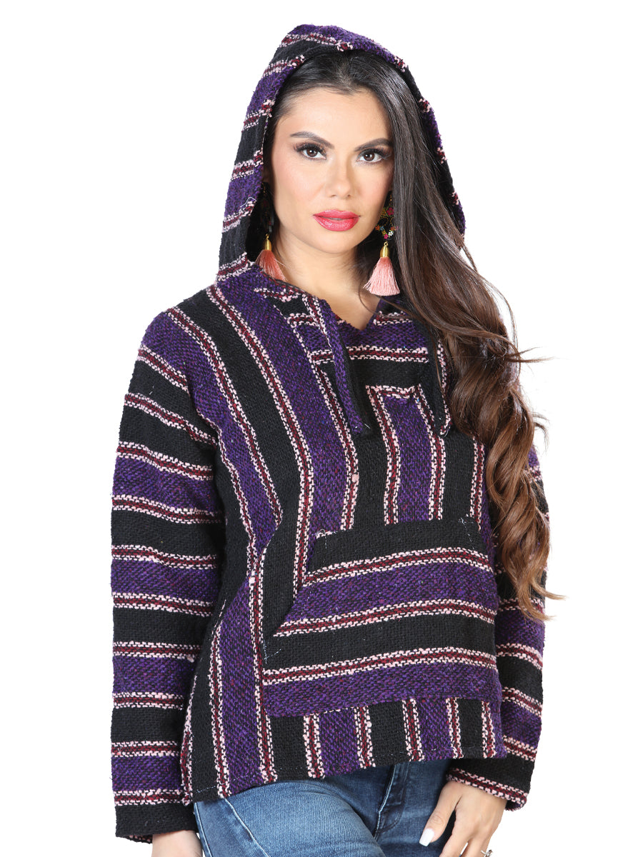 Artisanal Sweatshirt Jerga 100% Acrylan Multicolor 603853