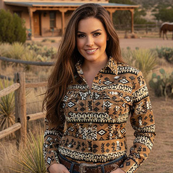 Women's Snap Button Shirt