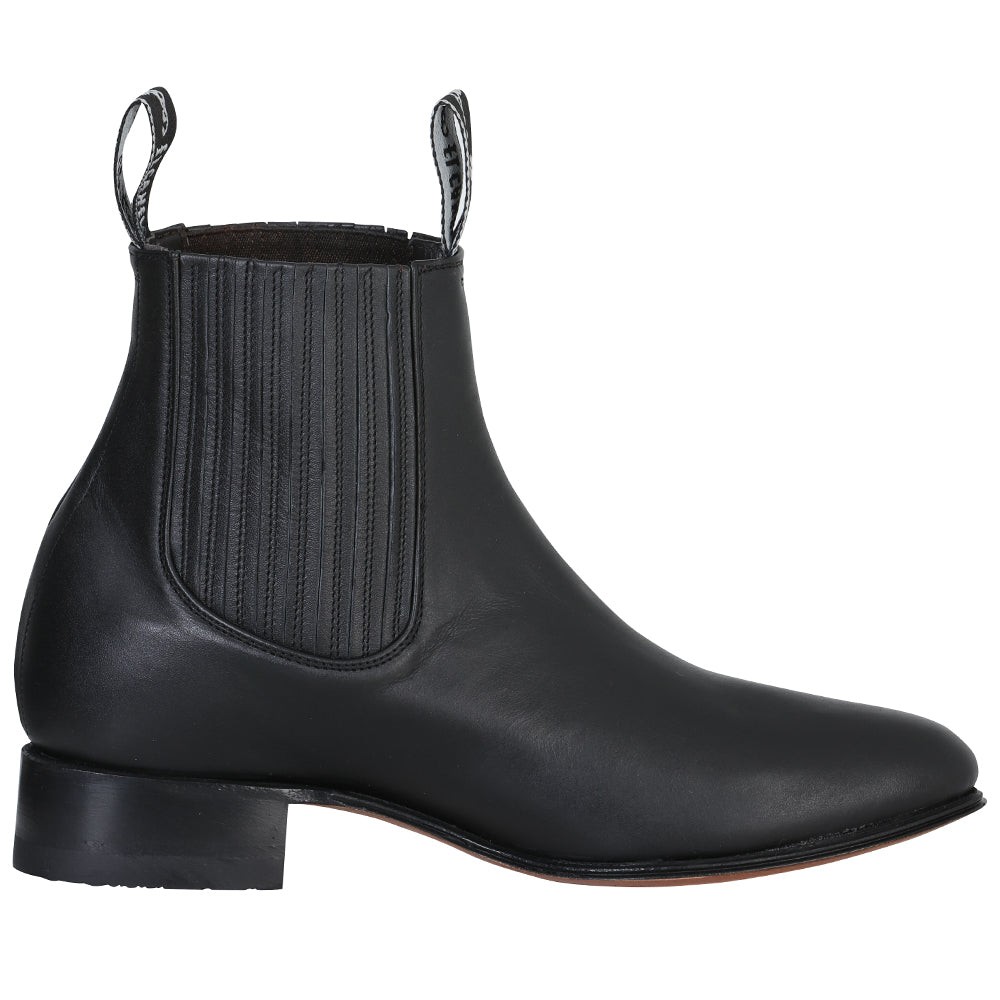 El Canelo - Charro Ankle Boot - Atlas Black 232