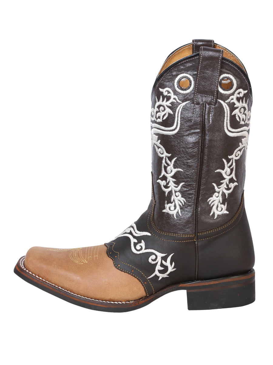 El General Rodeo Boot - Crazy Honey/Dark Brown 33316