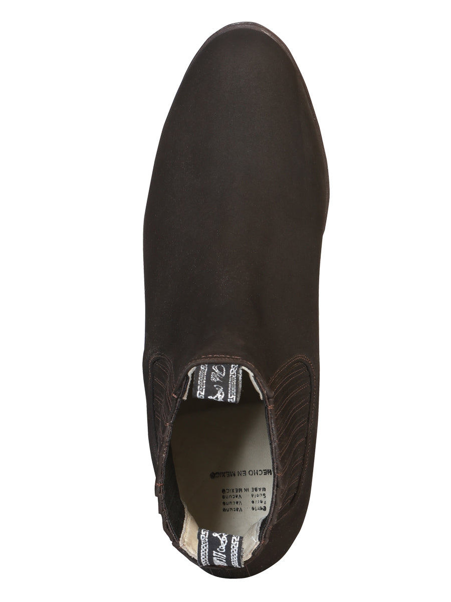 Canelo Charro Boot - Nubuck Brown 34291