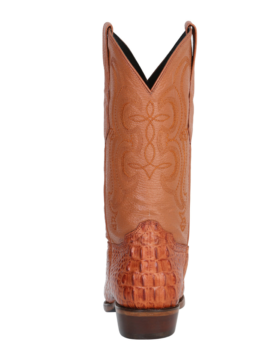 Cowboy boot El Señor de los Cielos - Caiman - Cognac 40841