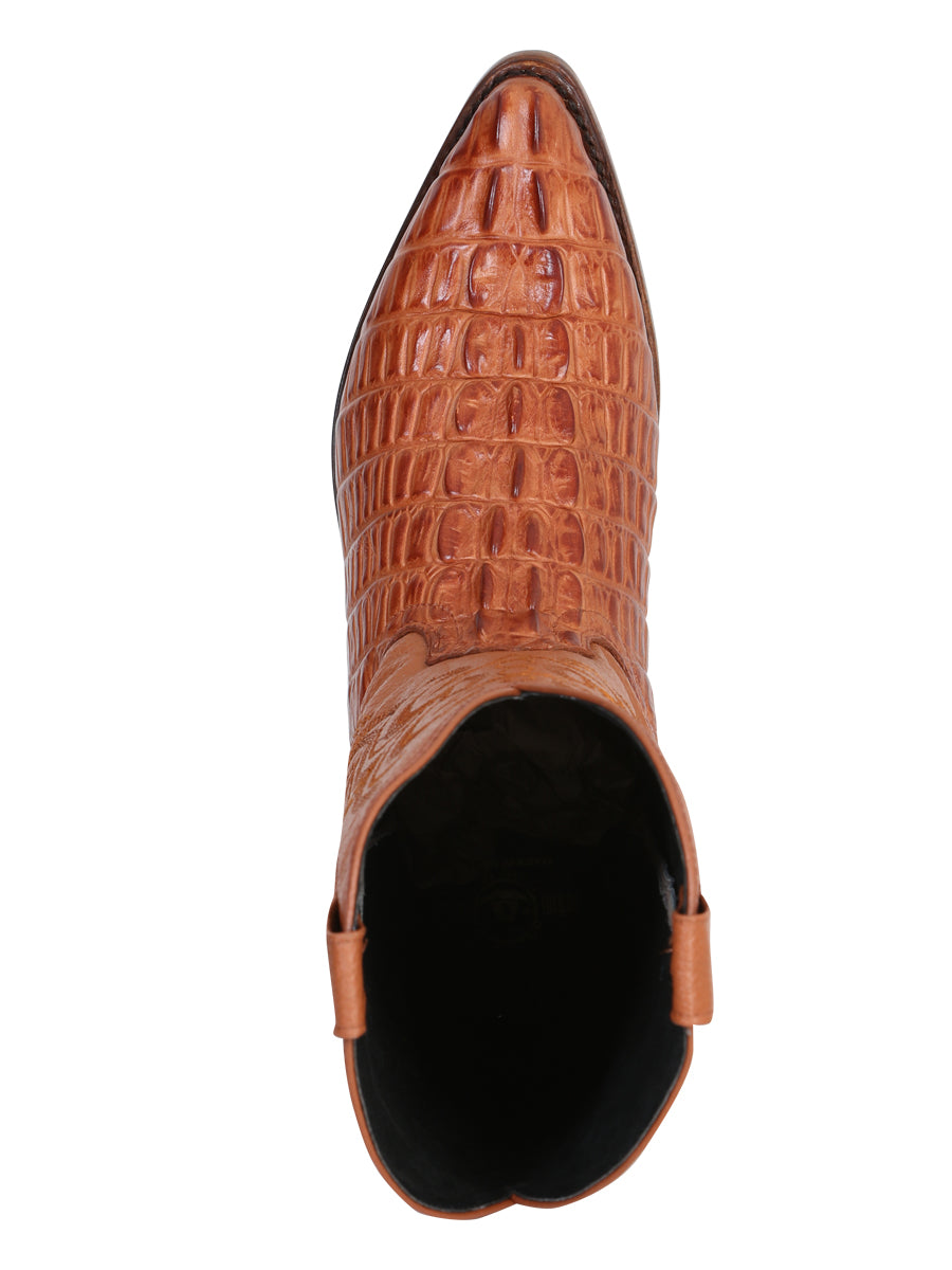 Cowboy boot El Señor de los Cielos - Caiman - Cognac 40841
