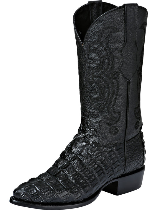 Cowboy boot El Señor de los Cielos - Caiman - Black 40842