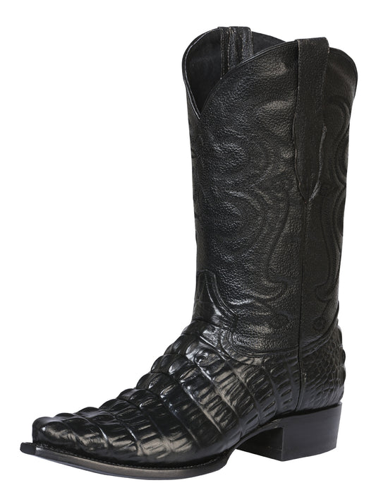 Cowboy boot El Señor de los Cielos - Caiman - Black 40854