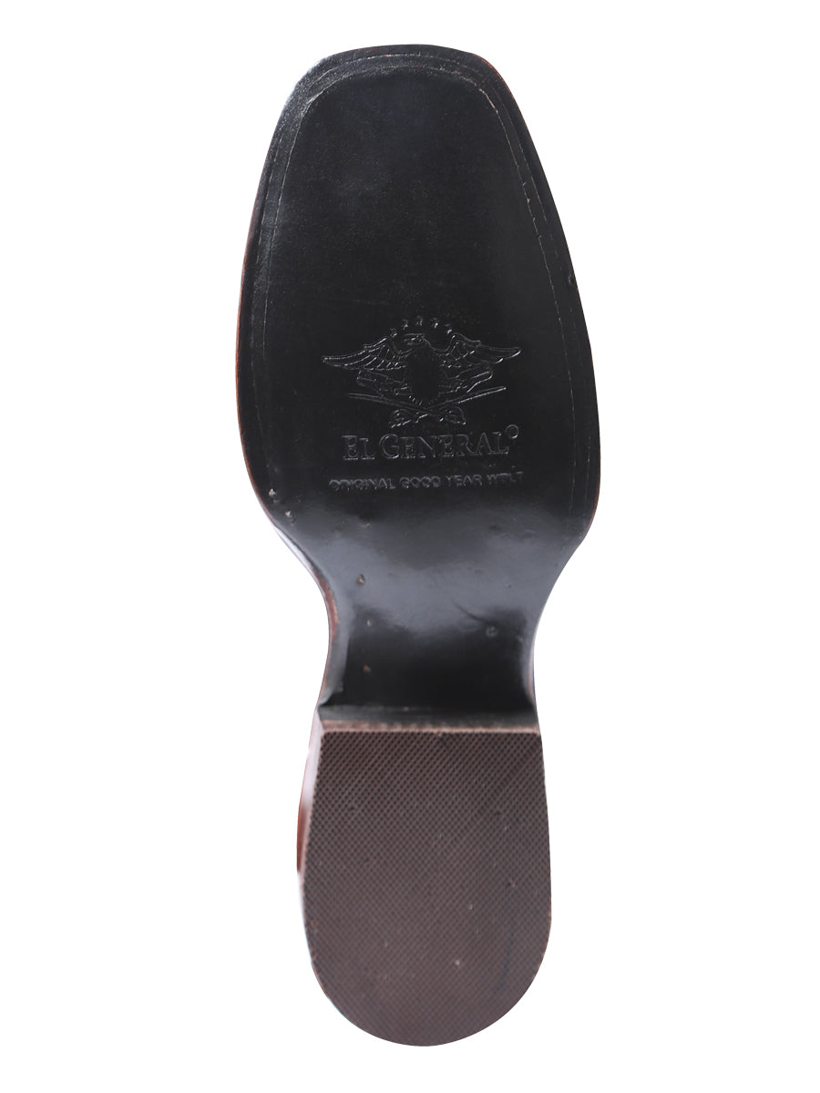 El General Womens Rodeo Boot - Nubuck Peach 42979