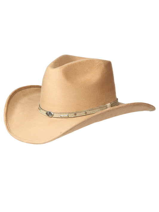 The General Suede Western Hat Camel 44251