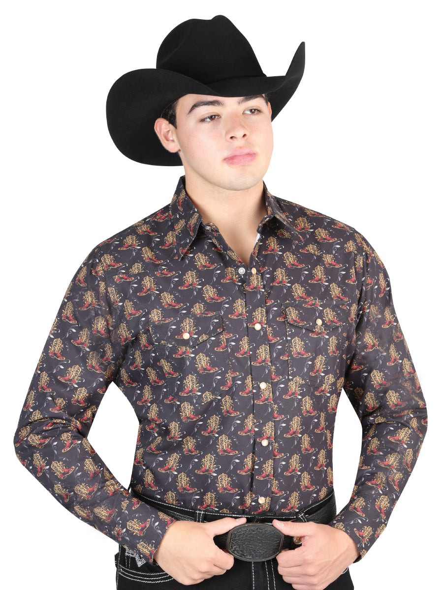 The General Black Western Shirt 44304