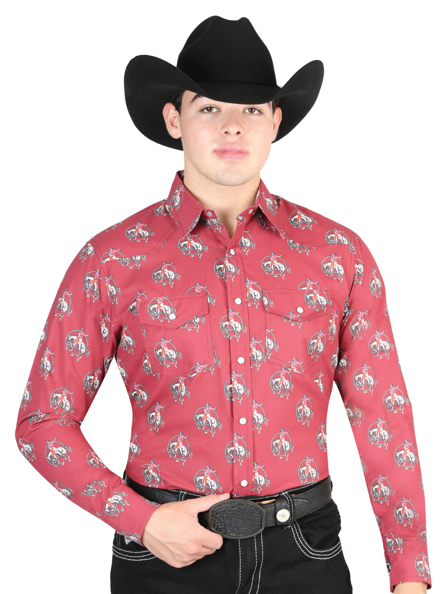 The General Red Western Shirt 44306