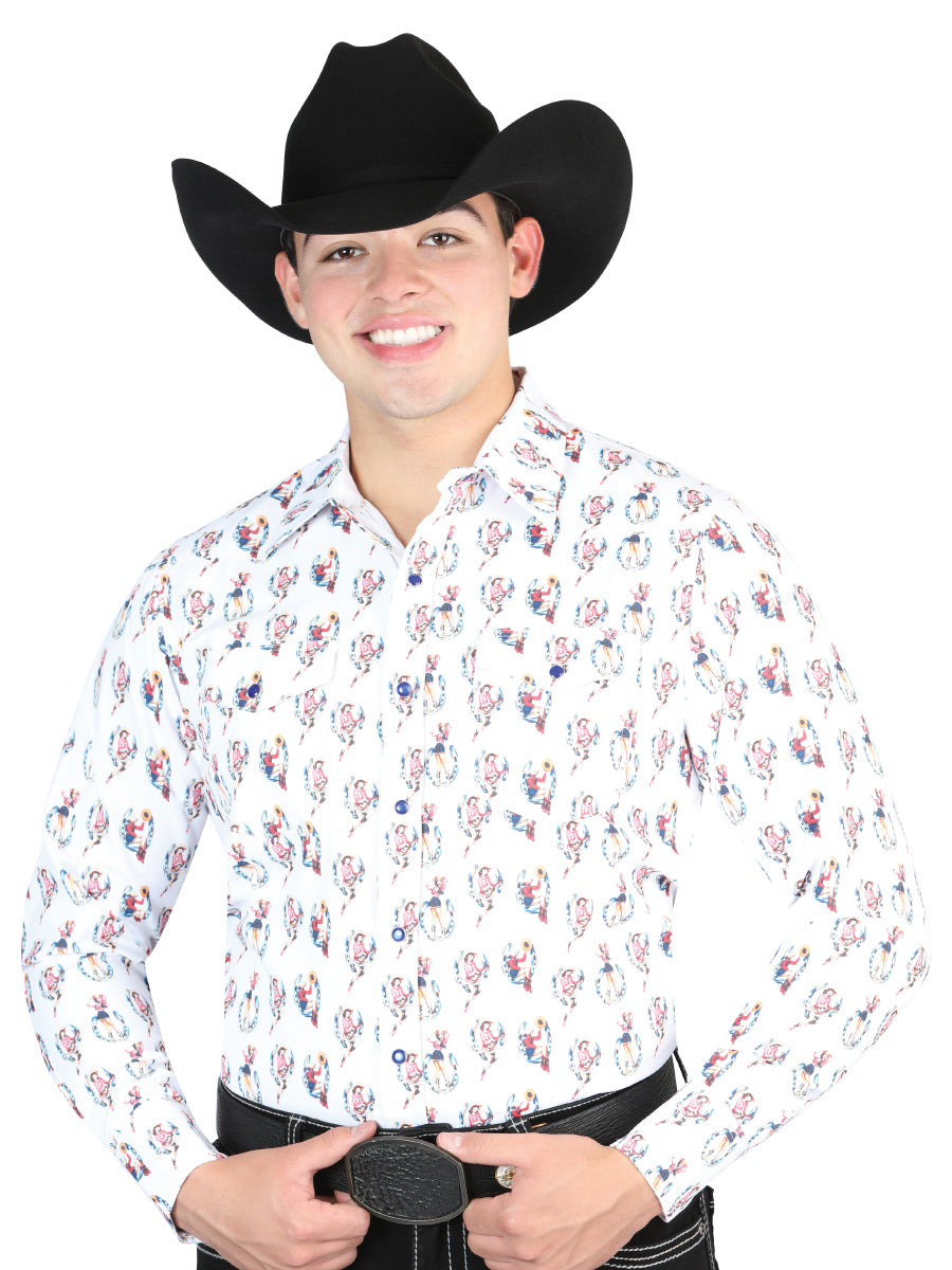 The General White Western Shirt 44318