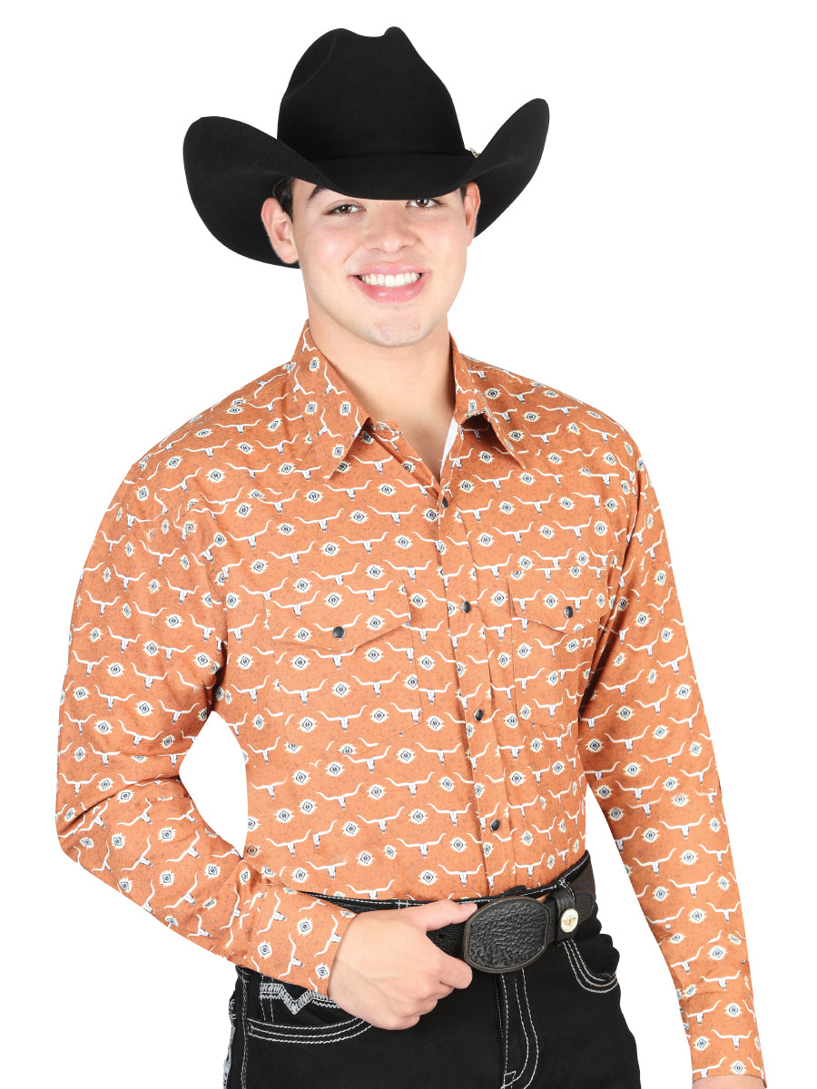 The General Orange Western Shirt 44328