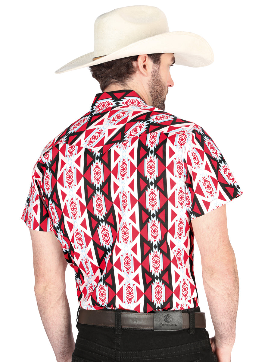 The General Western Shirt - Burgundy 44458