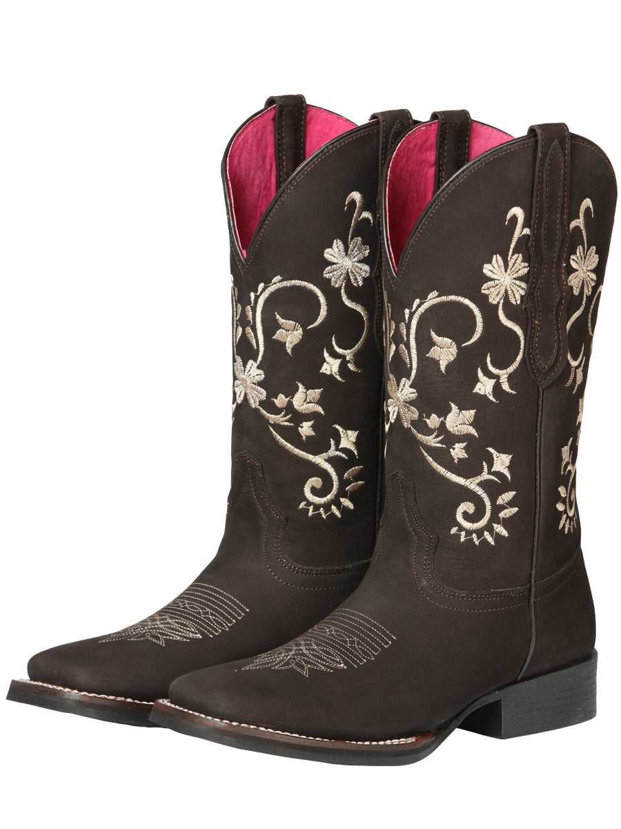 Cowboy Boot - El Geneal Rodeo - Woman - Nubuck Brown 44642