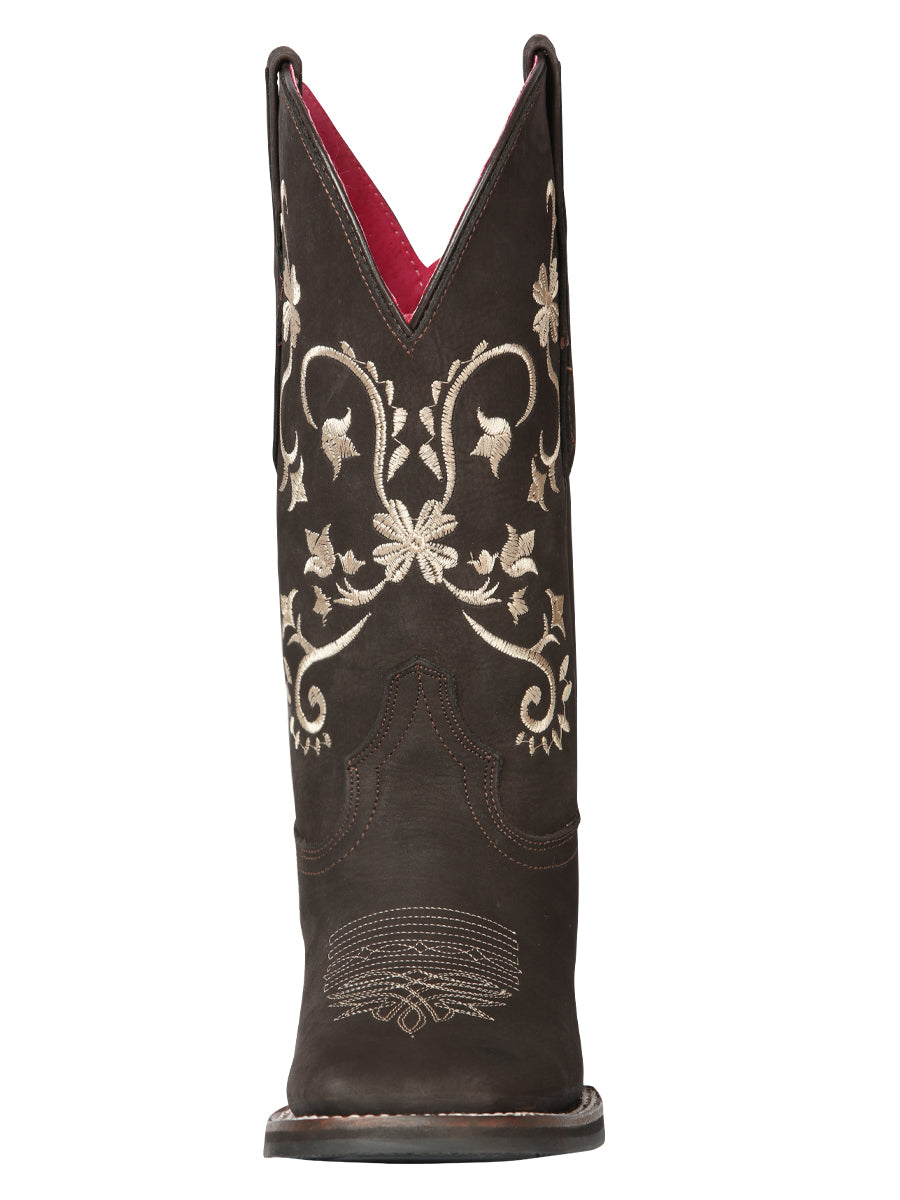 Cowboy Boot - El Geneal Rodeo - Woman - Nubuck Brown 44642
