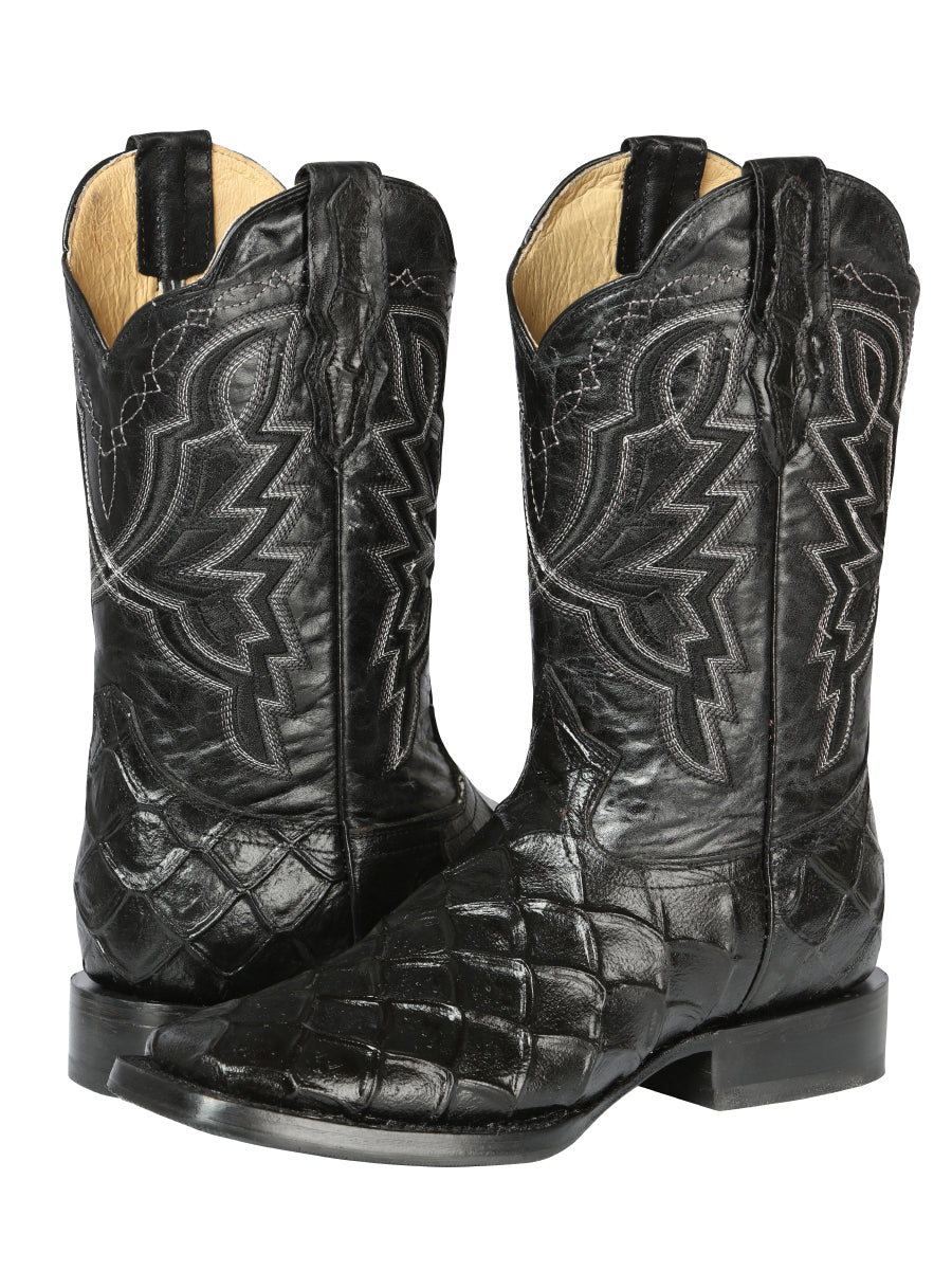 The General Rodeo Boot - Imitation Pirarucu - Black 44663