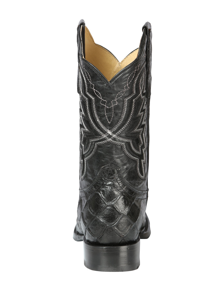 The General Rodeo Boot - Imitation Pirarucu - Black 44663