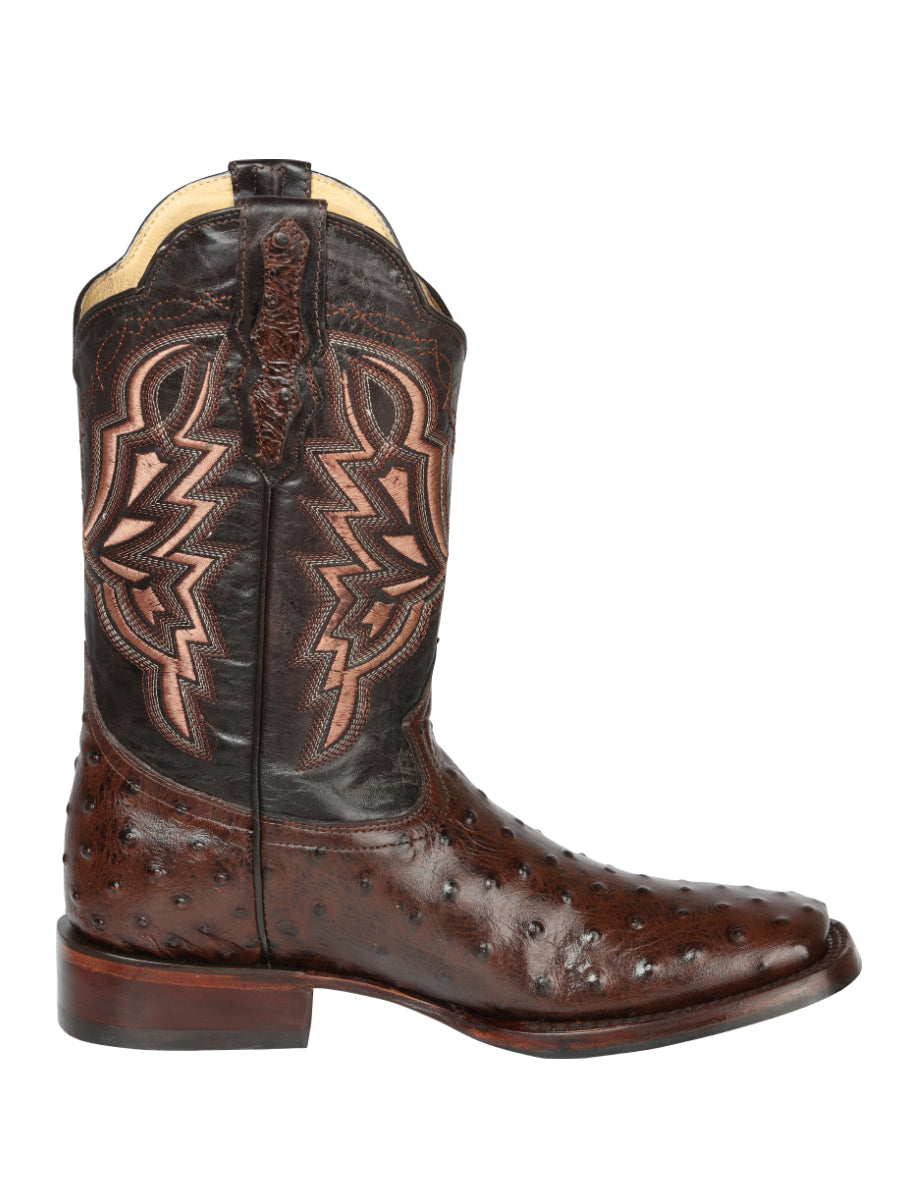 General Rodeo Boot - Imitation Ostrich - Brown 44665