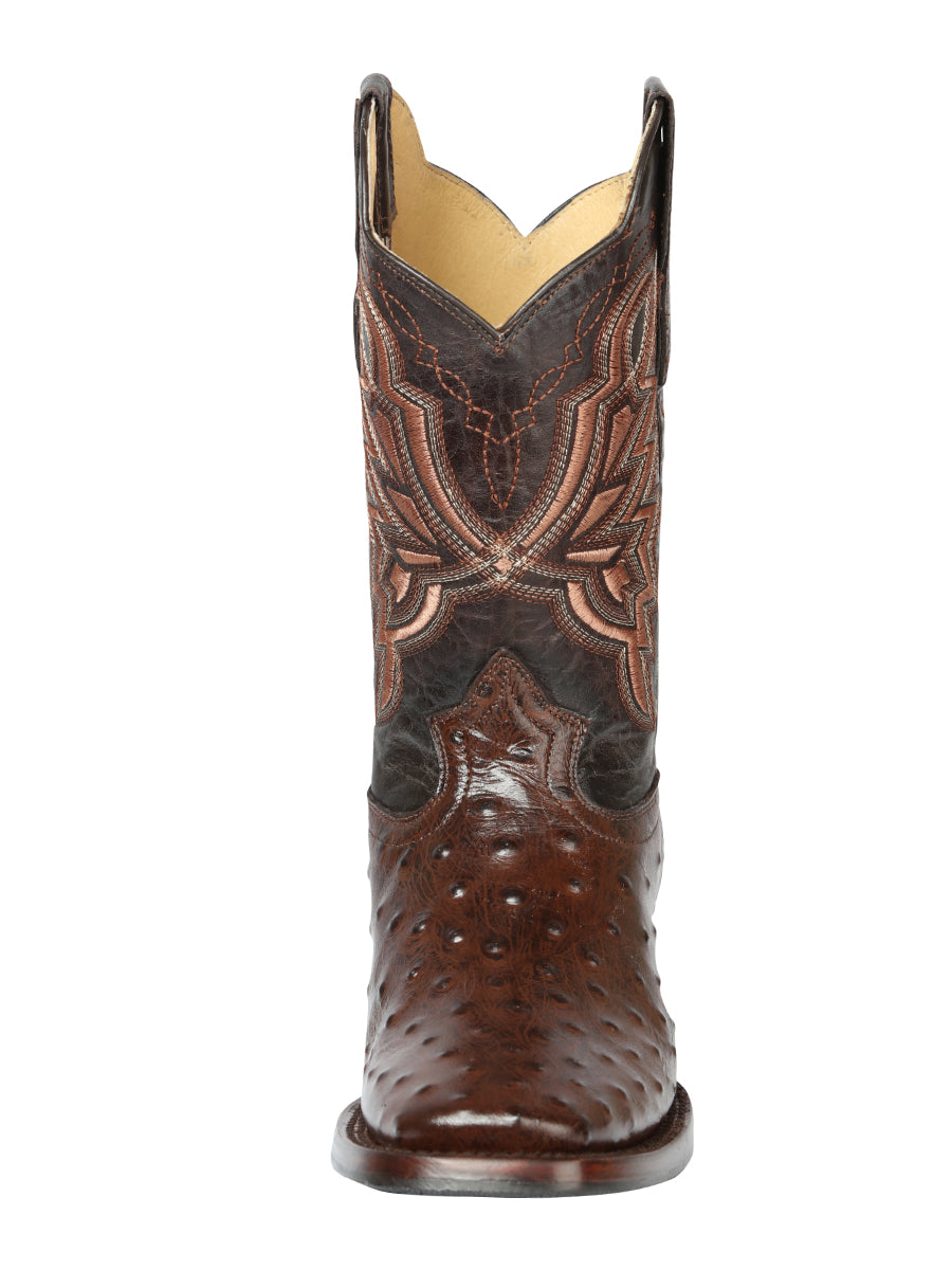 General Rodeo Boot - Imitation Ostrich - Brown 44665