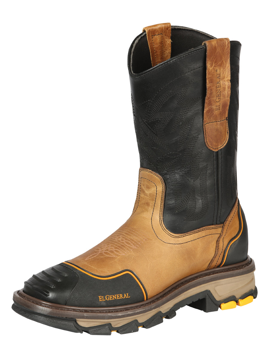 The General Men's Work Boot - Crazy Leather - Butter 44686