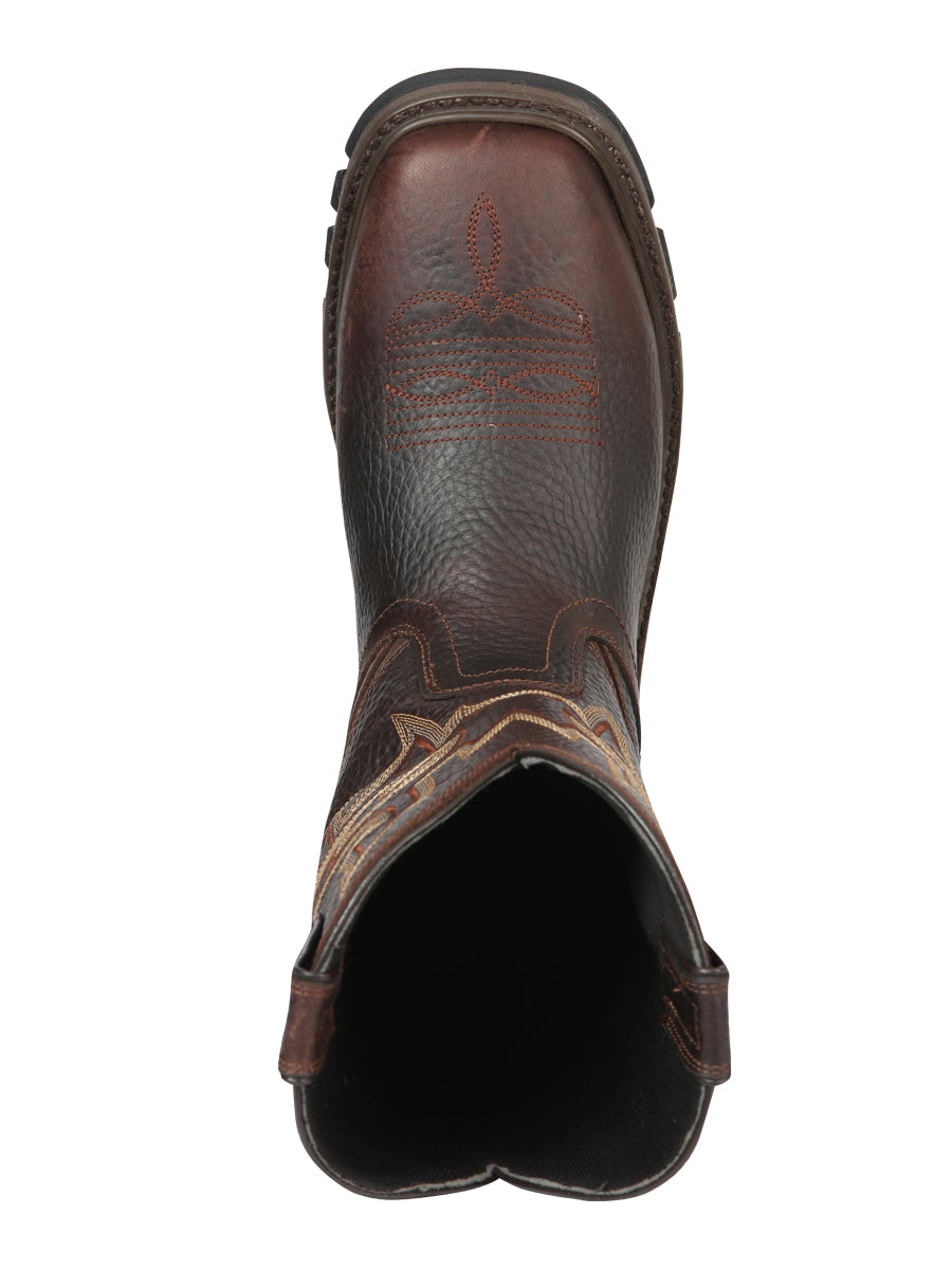 El General Rodeo Work Boot - Bull Fight Brown 44692
