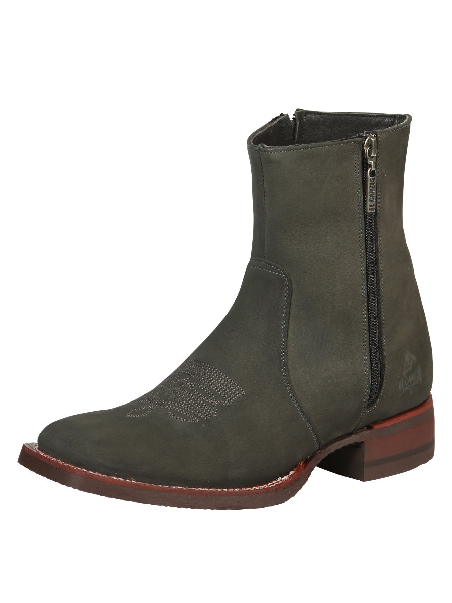 El Canelo Men's Ankle Boots - Nubuck Gray

 45213
