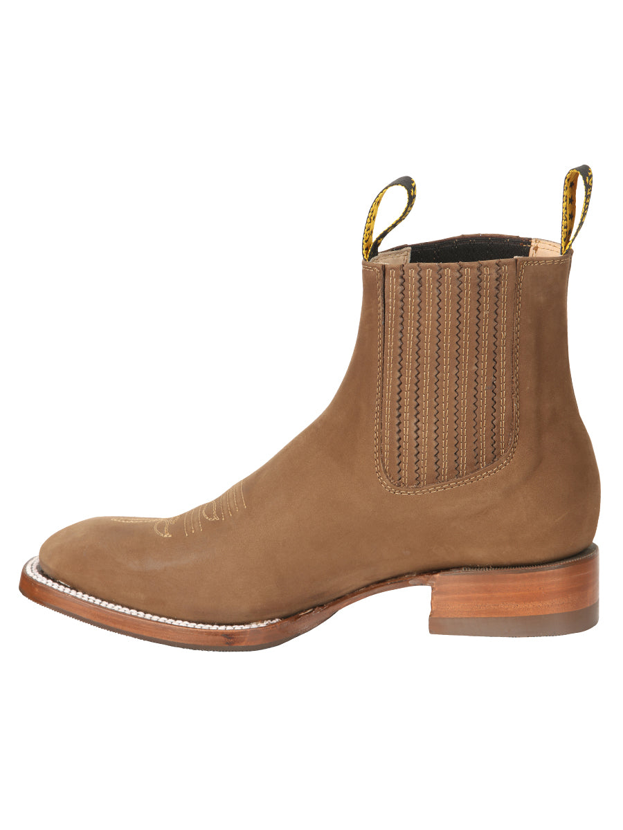 El General Men's Ankle Boots - Nubuck Brown 45338